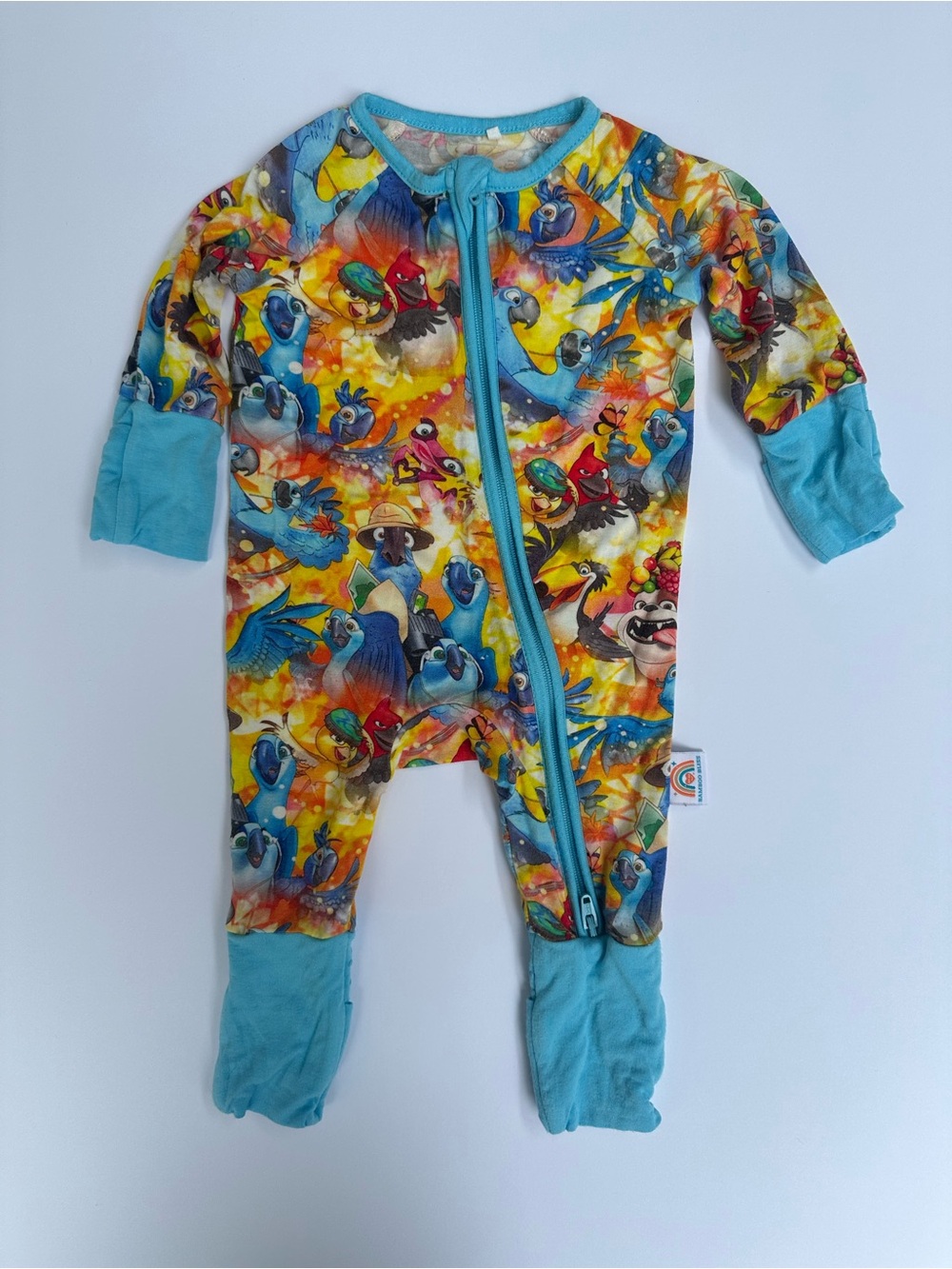Bamboo Bliss | Rio Footie Onesie | NB